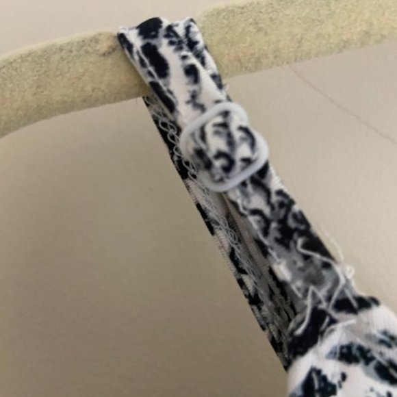 Snakeskin Grey Adjustable Bodysuit - Picture 2 of 4